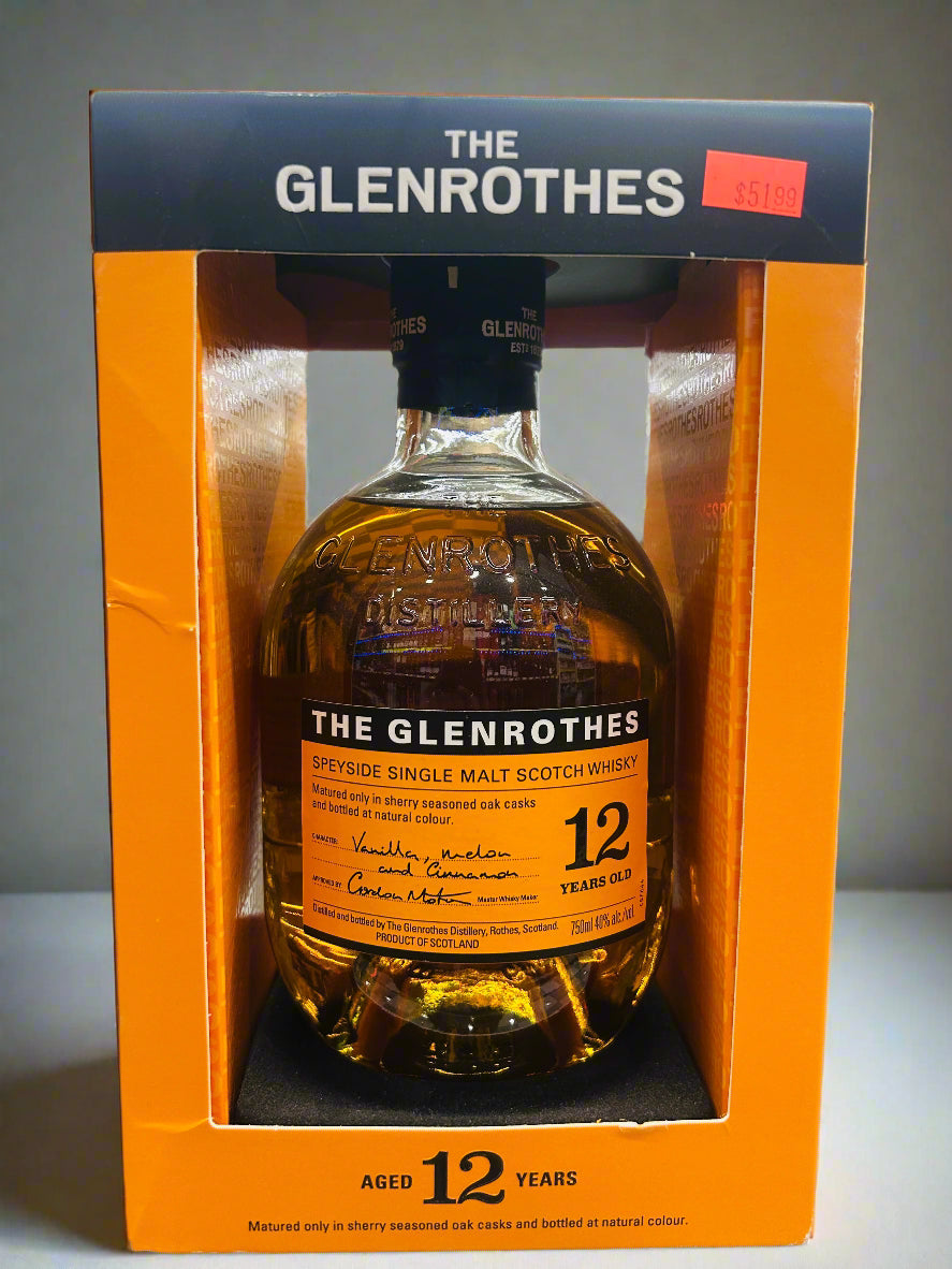 Whisky escocés de pura malta Glenrothes de 12 años