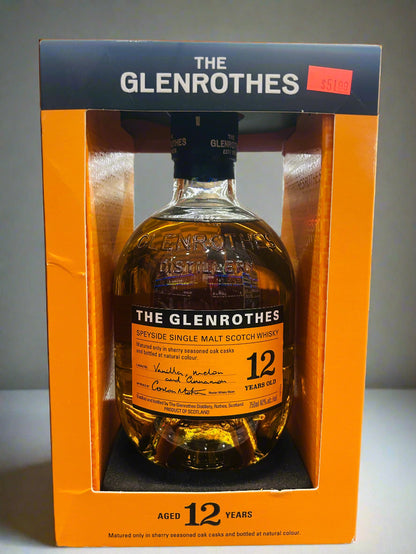 Glenrothes 12 Year Single Malt Scotch