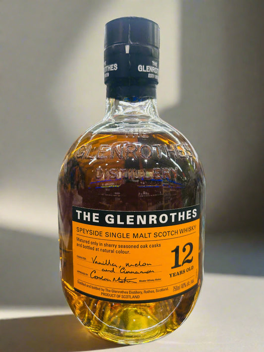 Whisky escocés de pura malta Glenrothes de 12 años