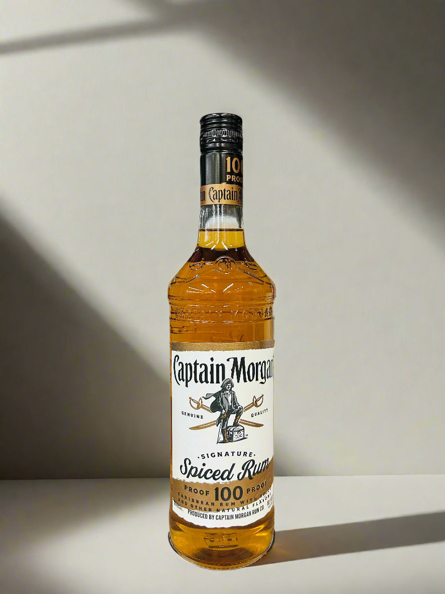 Caption Moragn Signatire Spiced 100 Proof Rum